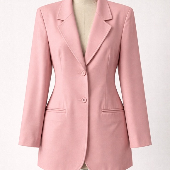 Worthington Jackets & Blazers - Women’s 14T 100% Wool Pink Blazer Worthington Fully Lined 3 Button Faux Pockets